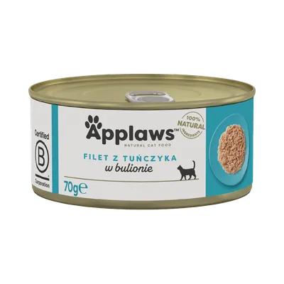 APPLAWS Tuna Fillet In Broth 70g