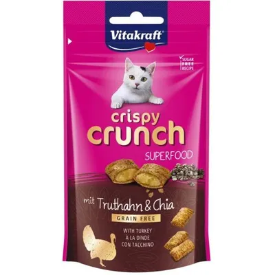 Vitakraft Crispy Crunch Z Indykiem I Chią 60g