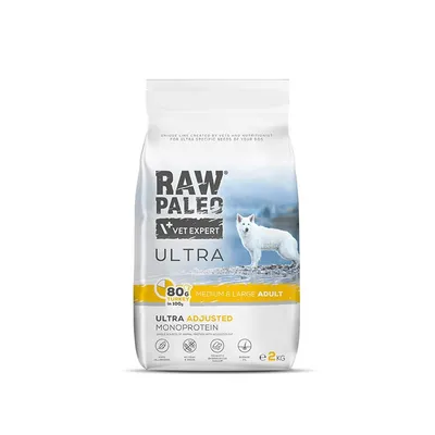 Vetexpert Raw Paleo Ultra Karma Dla Psów Dorosłych Large Indyk 2kg