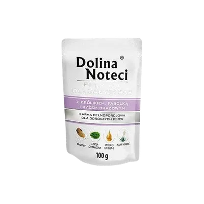 Dolina Noteci Premium Dla Psów Małych Ras Z Królikiem, Fasolką I Ryżem 100g