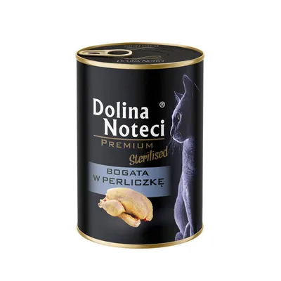 Dolina Noteci Premium Sterilised Bogata W Perliczkę Karma Dla Kota 400g