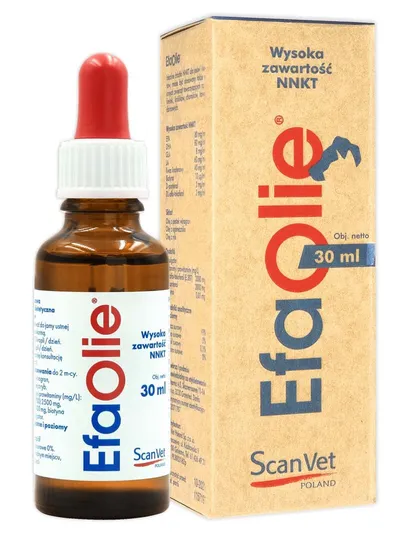 Scanvet EFA Olie Preparat Na Choroby Skóry 30ml