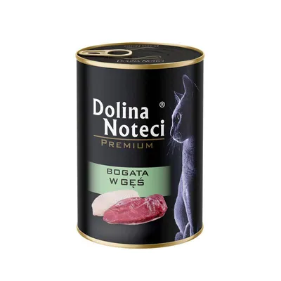 Dolina Noteci Premium Bogata W Gęś Karma Dla Kota 400g