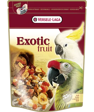 Versele-Laga Exotic Fruit Pokarm Z Owocami Dla Dużych Papug 600g