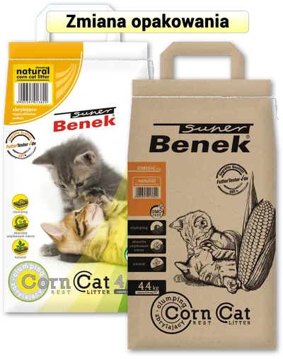 CERTECH-SUPER BENEK Corn Cat Naturalny 7l