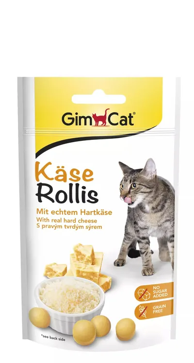 Gimcat Käse-Rollis Przysmak Dla Kotów Serowy 40g