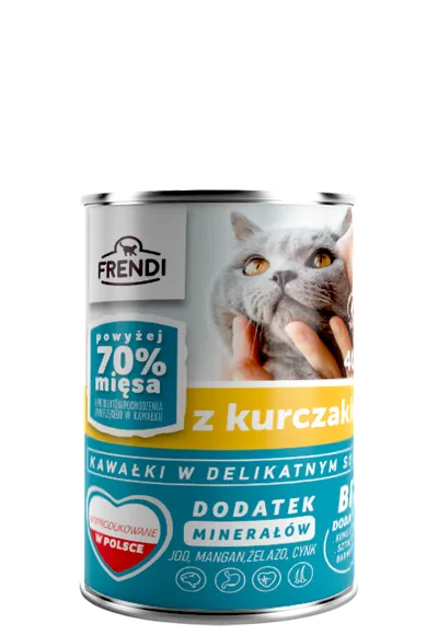 Frendi Kawałki W Delikatnym Sosie Z Kurczakiem 400g
