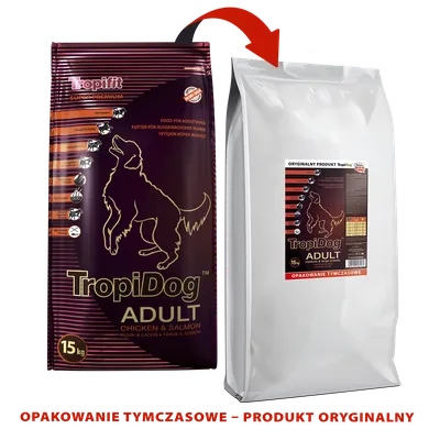 Tropidog Super Premium Adult Medium & Large Breed Kurczak I Łosoś 15kg