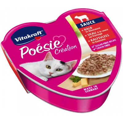 Vitakraft POESIE Mokra Karma Dla Kota Cielęcina Z Serem 85g