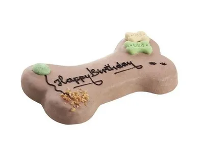 Lolo Pets Tort Dla Psa "Happy Birthday" Orzechowo-Czekoladowy 250g