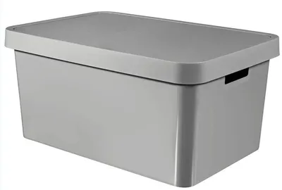 Curver Infinity Pojemnik Z Przykrywką 45l - Szary