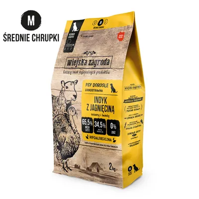 Wiejska Zagroda Indyk Z Jagnięciną M 2kg
