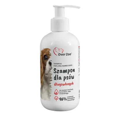 OVER ZOO Szampon Dla Psów Długowłosych 250ml
