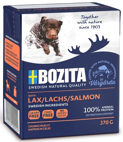 BOZITA Dog Łosoś W Galarecie 370g
