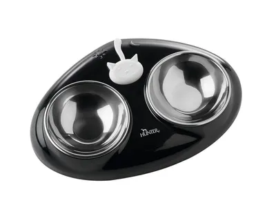 Hunter Miska Dla Kota Podwójna Moulins 150 ml - Czarna