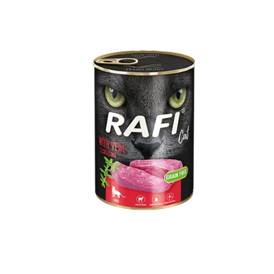 Dolina Noteci Rafi Cat Adult Z Cielęciną 400g