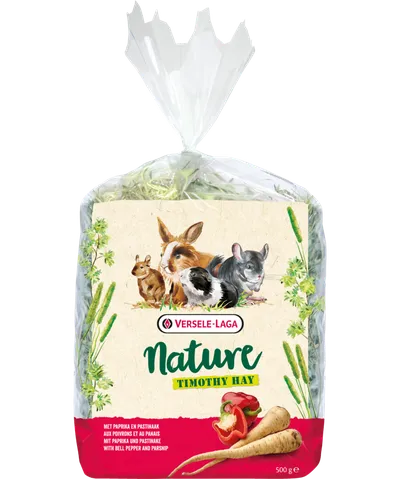 Versele-Laga Timothy Hay Bell Pepper & Parsnip 500g