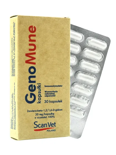 Genomune Suplement 20MG 30 Kapsułek