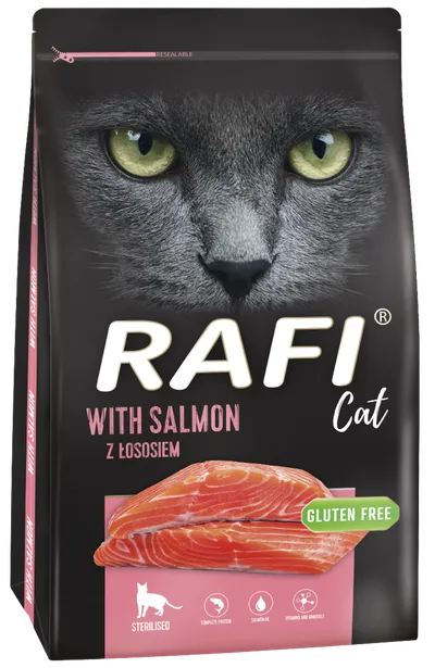 Dolina Noteci Rafi Cat Karma Sucha Dla Kotów Sterylizowanych Z Łososiem 7kg