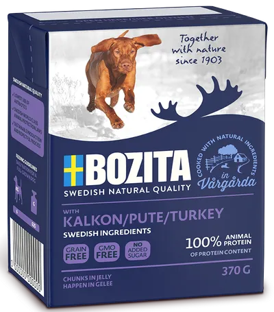 BOZITA Dog Indyk W Galarecie 370g