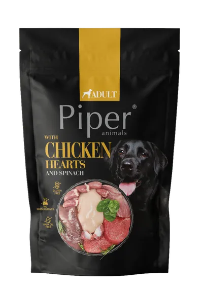 Dolina Noteci Piper Dla Psa Z Sercami Kurczaka I Szpinakiem 500g
