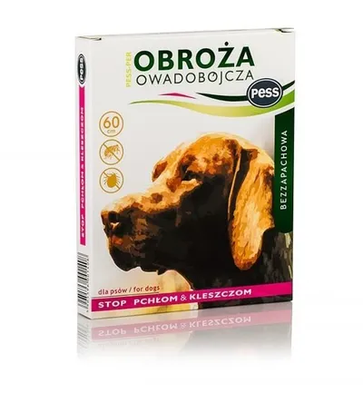 Pess Per Obroża Owadobójcza Dla Psa Bezzapachowa 60cm - Brązowa