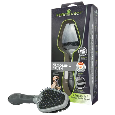 FURMINATOR Dual Grooming Brush Dwustronna Szczotka Do Pielęgnacji