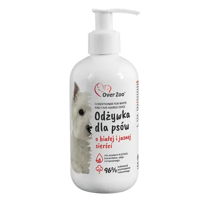 OVER ZOO Odżywka Dla Psa Do Białej I Jasnej Sierści 240ml