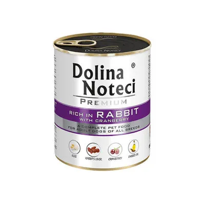 Dolina Noteci Premium Królik Z Żurawiną 800g