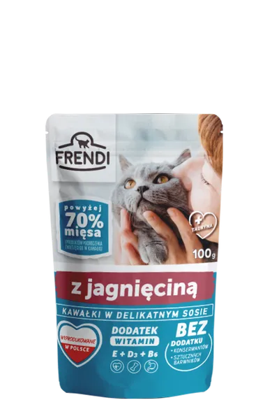 Frendi Kawałki W Delikatnym Sosie Z Jagnięciną 100g