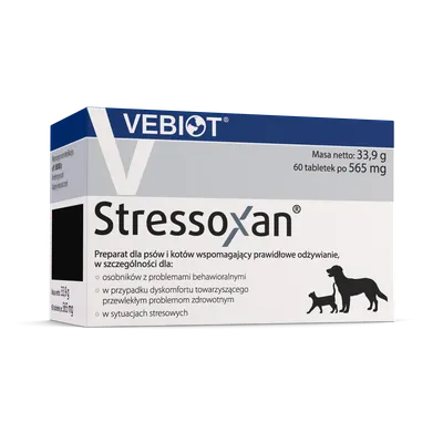 Vebiot Stressoxan Suplement Dla Psa 60 Tabletek