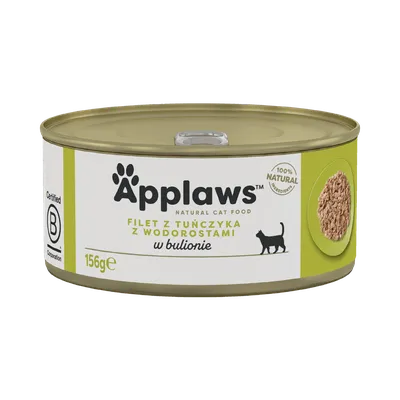 APPLAWS Tuna Fillet With Seaweed In Jelly Tin 156g