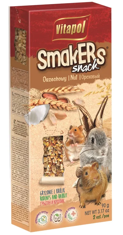 Vitapol Smakers Orzechowy Dla Gryzoni I Królika 2szt