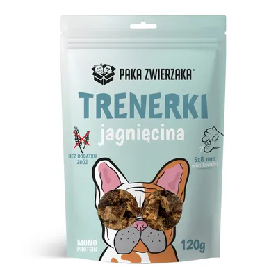 Paka Zwierzaka Trenerki Przysmak Dla Psów Jagnięcina 120g