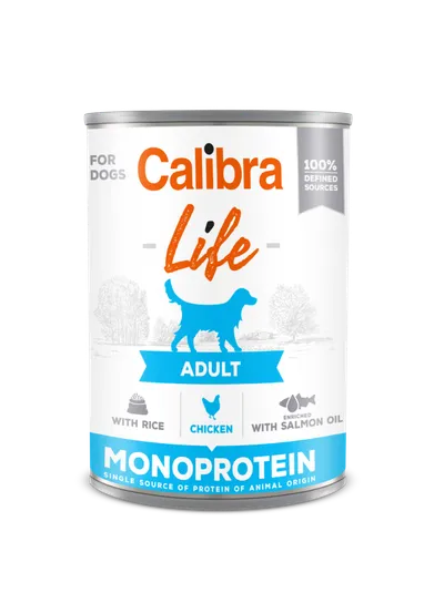Calibra Dog Life Adult Chicken With Rice Karma Dla Psa 400g
