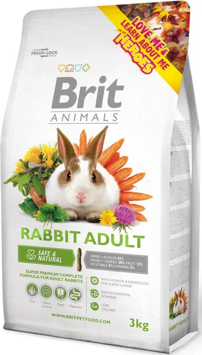 Brit Animals Rabbit Adult Complete 1,5kg