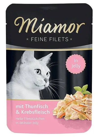 Miamor Feine Filets - Mokra Karma Dla Kota, Filety Z Tuńczyka Z Krabem
