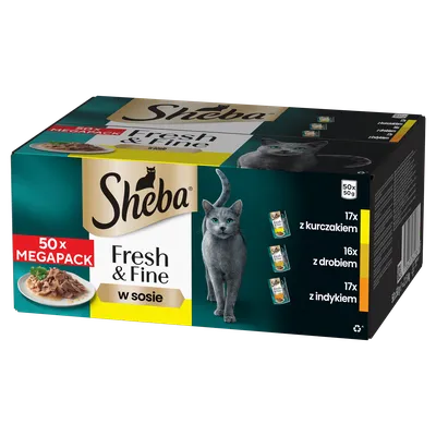 Sheba Fresh & Fine Saszetka 50x50g