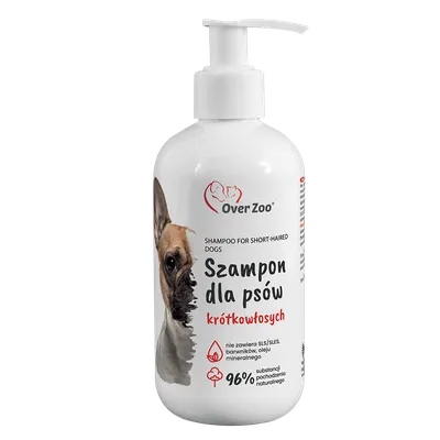 OVER ZOO Szampon Dla Psów Krótkowłosych 250ml
