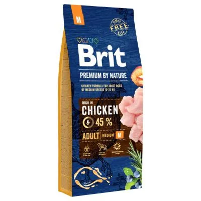 Brit Premium By Nature Adult M 8kg