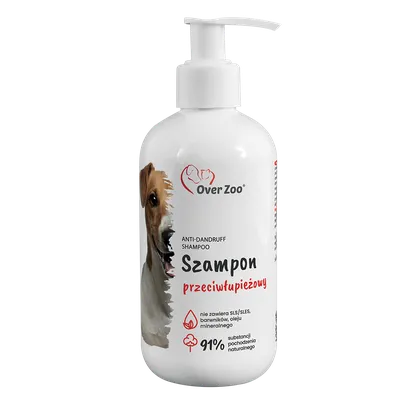 OVER ZOO Szampon Leczniczy Przeciwłupieżowy 250ml