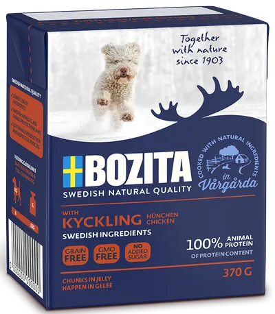 BOZITA Dog Junior Delikatny Kurczak W Galarecie 370g
