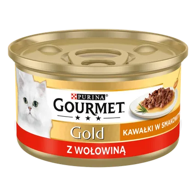 Purina Gourmet Gold Sauce Delight Z Wołowiną 85g