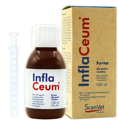 Scanvet Inflaceum Preparat Dla Psów I Kotów Wspomagający Stawy 100ml