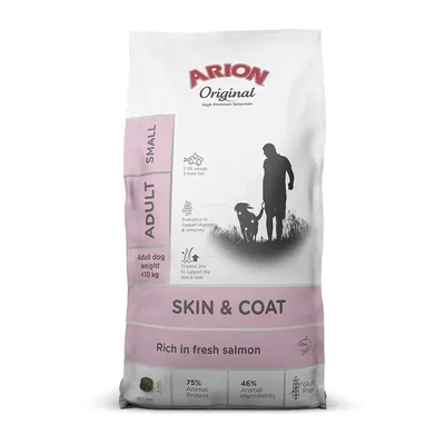 Arion Original Skin & Coat Karma Sucha Dla Psów Dorosłych Ras Małych Z Łososiem 7kg