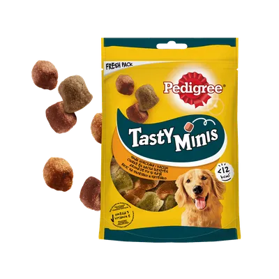 Pedigree Tasty Bites Chewy Cubes Przysmak Dla Psów Z Kurczakiem I Kaczką 130g