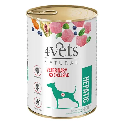 Dolina Noteci 4VETS Hepatic Dla Psów 400g