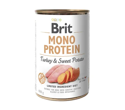Brit Mono Protein Z Indykiem I Słodkimi Ziemniakami 400g