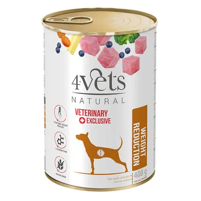 Dolina Noteci 4VETS Dla Psów Weight Reduction 400g