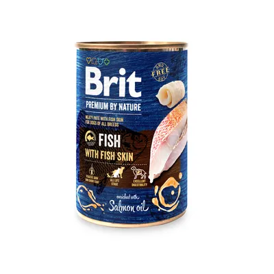 Brit Premium By Nature Fish With Fish Skin 400g